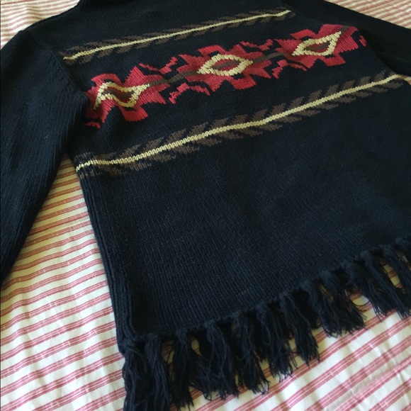 Vintage Aztec Style Knit Sweater - Picture 6 of 7